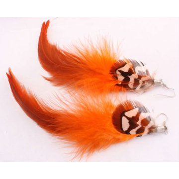 Fashion Jewelry Wholesale Long Feather Earrings FEA01